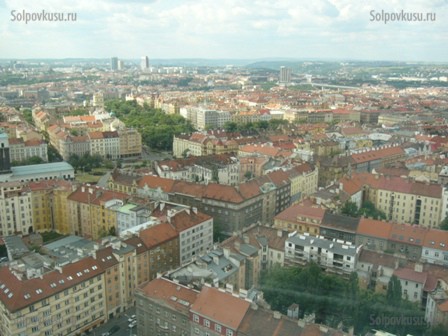 Прага, вид с телебашни