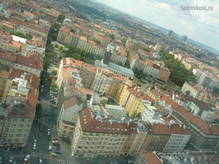 Прага, вид с телебашни