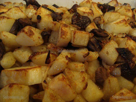 Картошка с грибами
