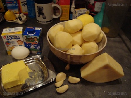 Картошка запеченная с сыром
