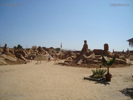 Fiesa - город скульптур из песка